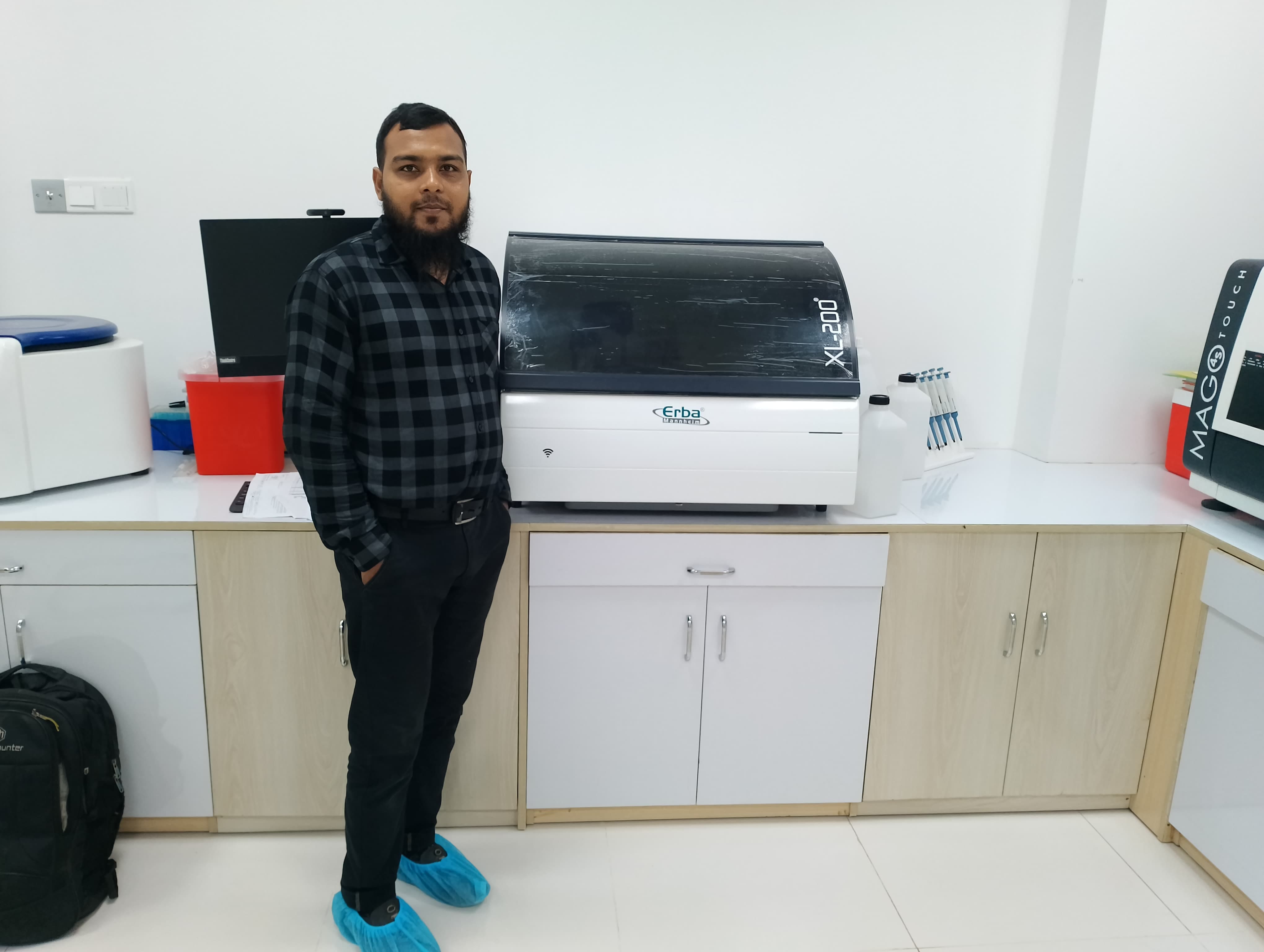 Innovex team working together in modern office
